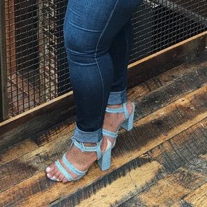 Jean heels
